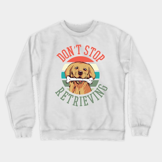 Golden Retriever Crewneck Sweatshirt by TheRealestDesigns